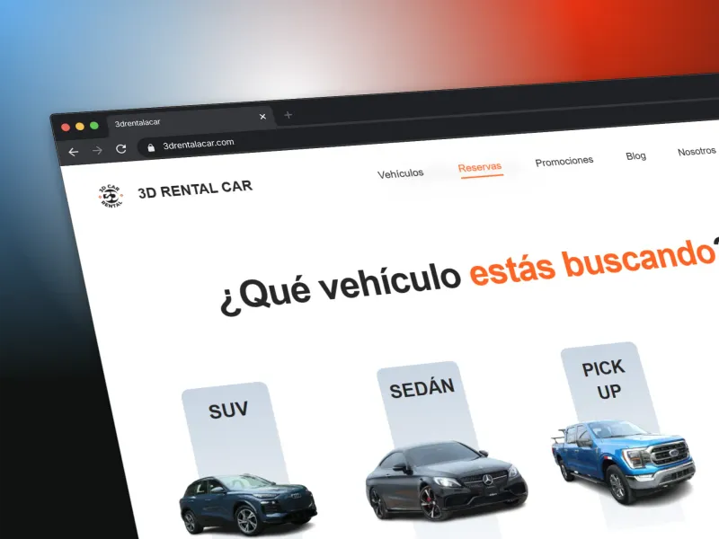 3D Rental Car