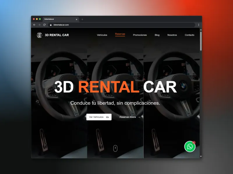 3D Rental Car