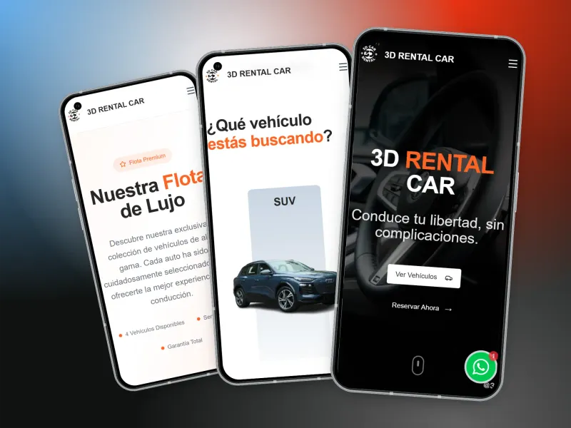 3D Rental Car